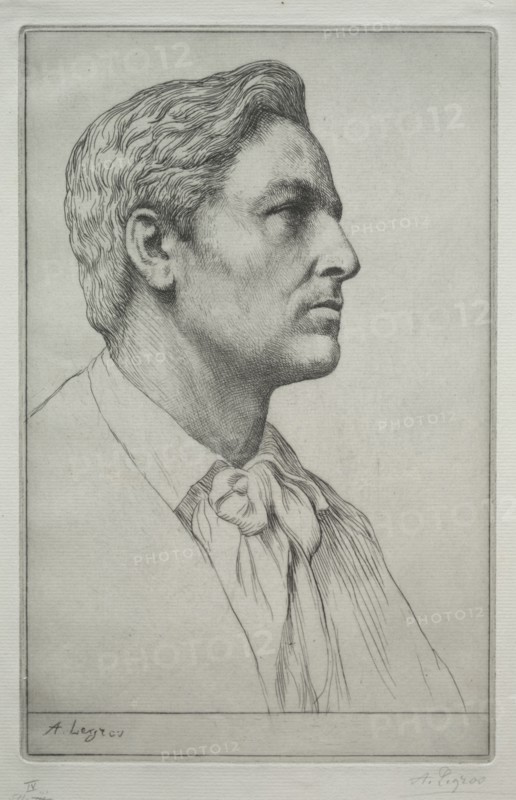 Portrait of Sir Charles Holroyd. Alphonse Legros (French, 1837-1911). Drypoint