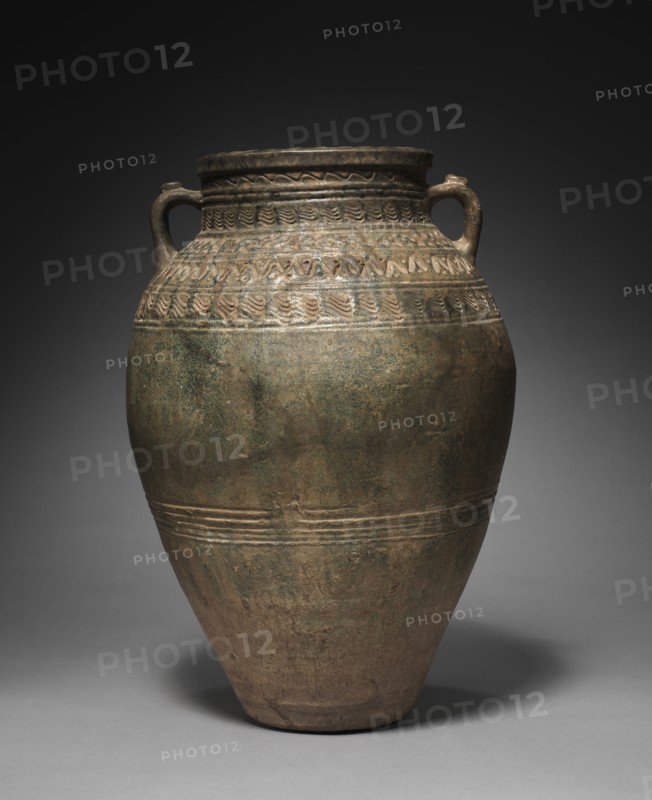Jar, 222-650. Iran, Sasanian period, 3rd-7th Century. Earthenware; overall: 50.8 cm (20 in.).