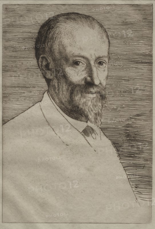 Auguste Poulet-Malassis. Alphonse Legros (French, 1837-1911). Etching