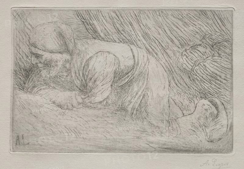 The Fagot Gatherers. Alphonse Legros (French, 1837-1911). Drypoint
