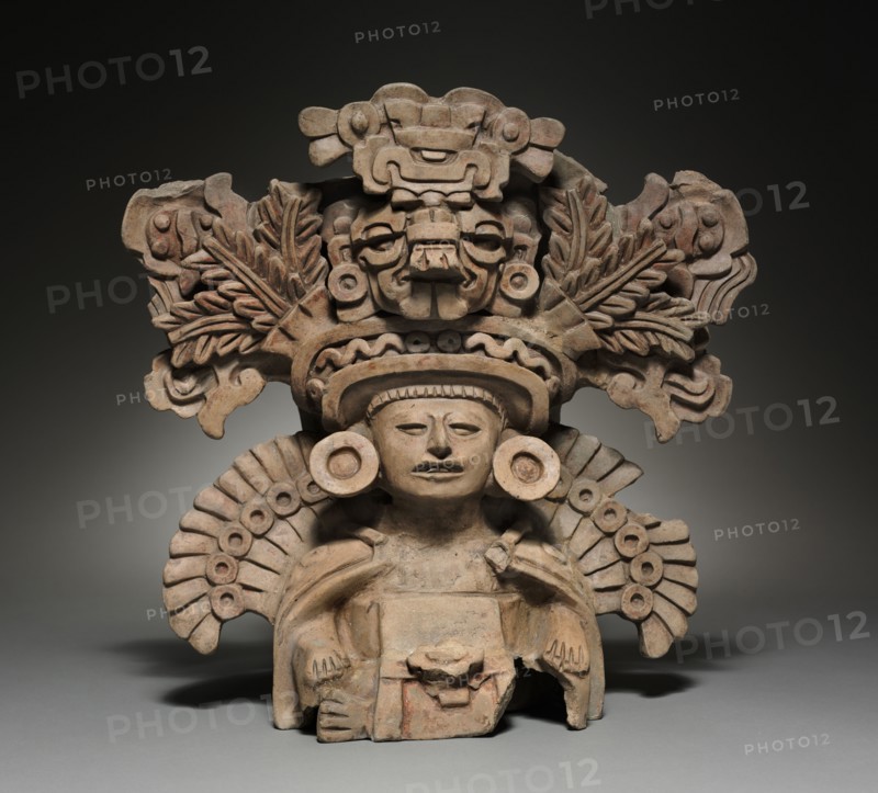 Funerary Urn, before 1944. Mexico, Oaxaca, Zapotec Culture. Terracotta; overall: 38.3 x 38.5 x 25.3 cm (15 1/16 x 15 3/16 x 9 15/16 in.).