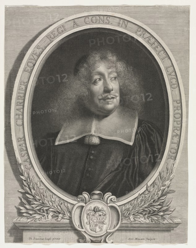 Gaspard Charrier. Antoine Masson (French, 1636-1700). Engraving