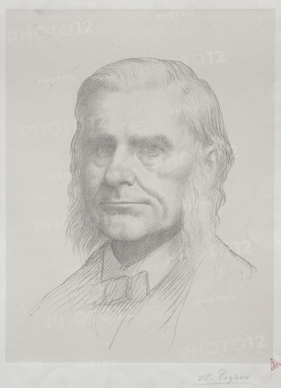 Portrait of Thomas Huxley (2nd Plate). Alphonse Legros (French, 1837-1911). Lithograph
