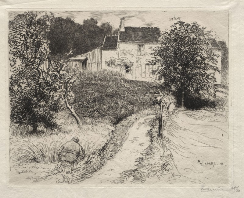 A Bellot, 1915. Auguste Louis Lepère (French, 1849-1918). Etching
