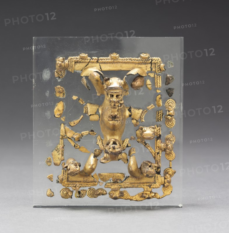 Jaguar, 700-1550. Unassigned. Gold; overall: 10.8 x 9 cm (4 1/4 x 3 9/16 in.).