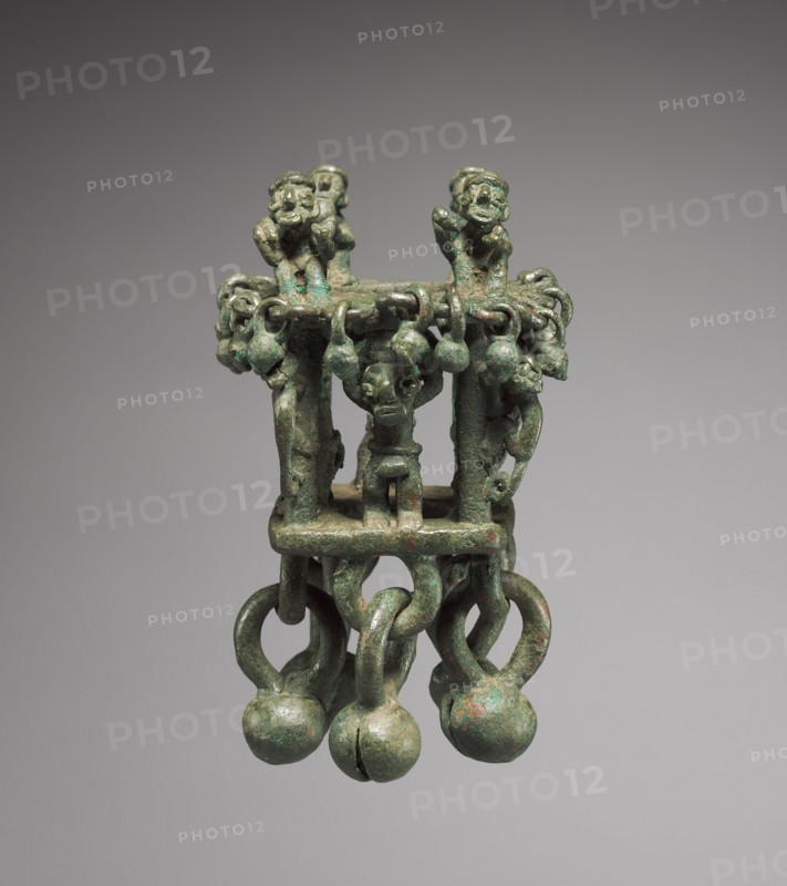 Finial of a Staff, Chimú style (900-1470). Peru, North Coast, Chimú style (900-1470). Cast copper alloy; overall: 11.8 x 6.8 cm (4 5/8 x 2 11/16 in.).