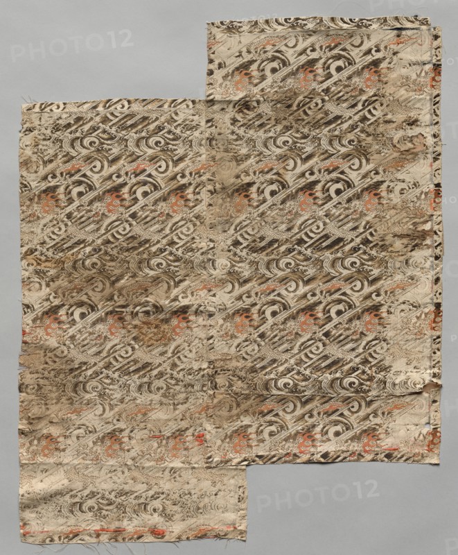 Brocaded Silk, 1700s. Japan, 18th century. Silk; average: 53.7 x 56.2 cm (21 1/8 x 22 1/8 in.)