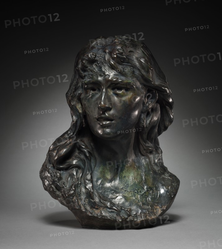 Mignon: Bust of Rose Beuret, c. 1867-1868 (original model). Auguste Rodin (French, 1840-1917). Bronze; overall: 50.8 x 32.4 x 26.8 cm (20 x 12 3/4 x 10 9/16 in.); without base: 41.2 cm (16 1/4 in.)
