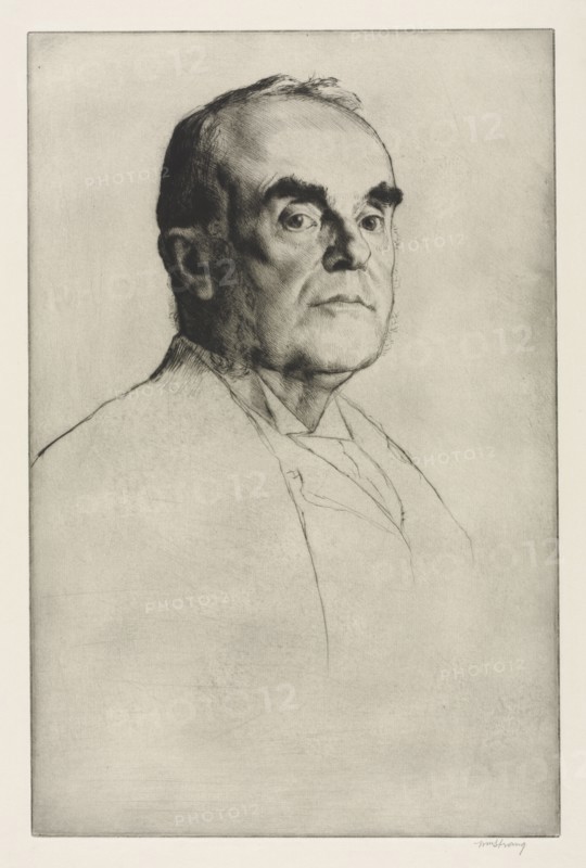 James E. Christie, 1911. William Strang (British, 1859-1921). Drypoint