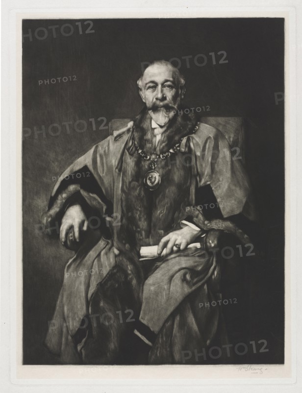 Sir Bartle Frère. William Strang (British, 1859-1921). Mezzotint