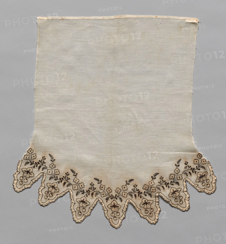 Embroidered Sleeve, 19th century. America, 19th century. overall: 41.6 x 39.6 cm (16 3/8 x 15 9/16 in.)