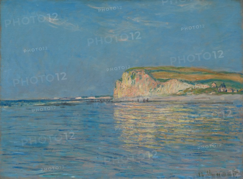 Low Tide at Pourville, near Dieppe, 1882, 1882. Claude Monet (French, 1840-1926). Oil on fabric; framed: 65.4 x 106.7 x 10.5 cm (25 3/4 x 42 x 4 1/8 in.); unframed: 59.9 x 81.3 cm (23 9/16 x 32 in.).