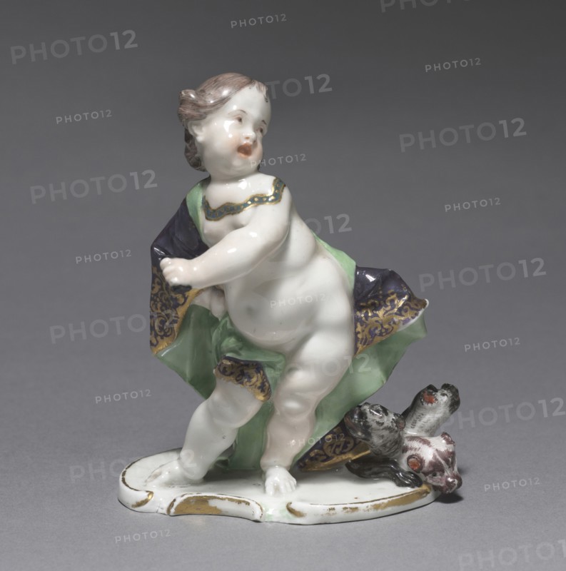 Pluto, c. 1760. Nymphenburg Porcelain Factory (German, founded 1747), Franz Anton Bustelli (Swiss, 1723-1763). Porcelain with enamel and gilt decoration; overall: 10.2 x 8.3 cm (4 x 3 1/4 in.).