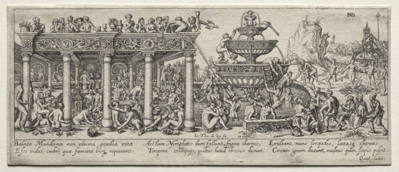 The Fountain of Youth. Theodor de Bry (Flemish, 1528-1598). Etching