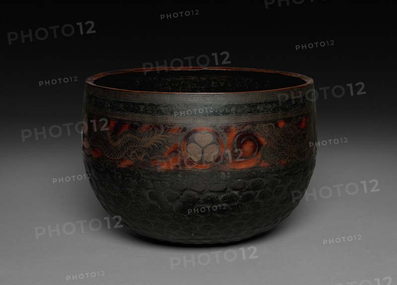 Gong, 1800s. Japan, 19th century. Bronze; diameter: 31.8 cm (12 1/2 in.); overall: 22.3 cm (8 3/4 in.).