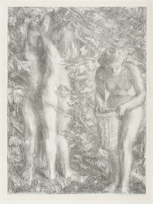 Summer, 1892. Charles Hasslewood Shannon (British, 1863-1937). Lithograph