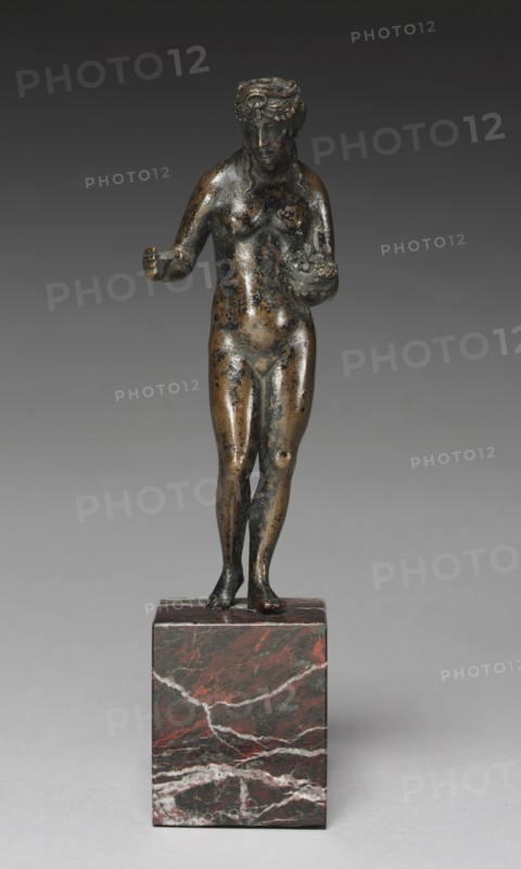 Pomona, c. 1500. Circle of Andrea Riccio (Italian, c. 1470-1532). Bronze; overall: 15.5 cm (6 1/8 in.).