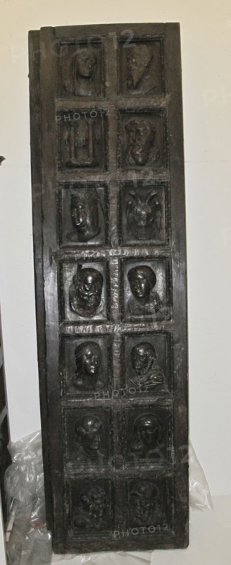 Studio Door, 1500s. Spain, 16th century. Wood; overall: 256.5 x 68 x 6.4 cm (101 x 26 3/4 x 2 1/2 in.).
