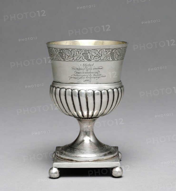 Silver Cup, 1809-1810. George Fenwick (Scottish). Silver; diameter of mouth: 10.8 cm (4 1/4 in.); overall: 16.6 cm (6 9/16 in.).