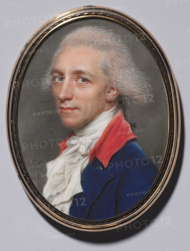 Portrait of a Man, 1786. John I Smart (British, 1741-1811). Watercolor on ivory in a gold frame; framed: 5.5 x 4.2 cm (2 3/16 x 1 5/8 in.); unframed: 4.9 x 3.7 cm (1 15/16 x 1 7/16 in.).
