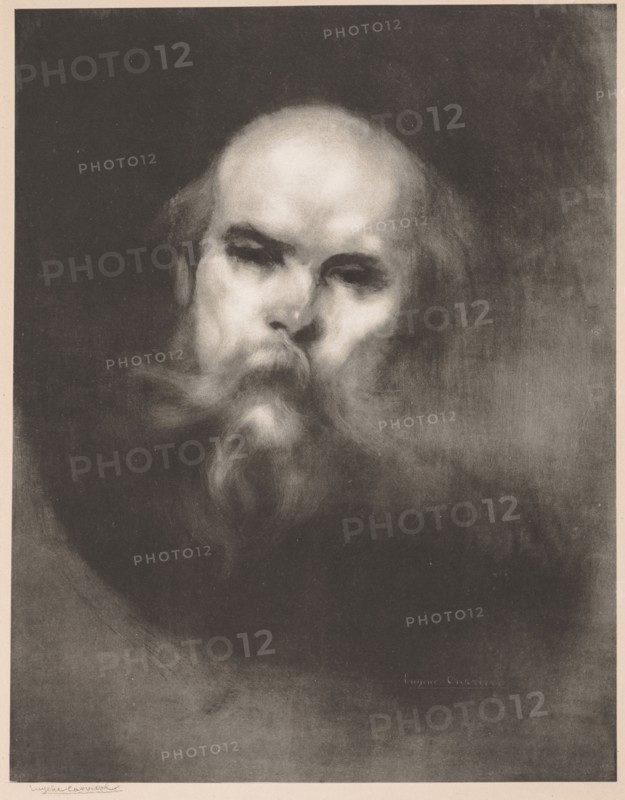 Paul Verlaine, 1896. Eugène Carrière (French, 1849-1906), Lemercier. Lithograph; sheet: 67.6 x 50.2 cm (26 5/8 x 19 3/4 in.); image: 52 x 40.6 cm (20 1/2 x 16 in.).