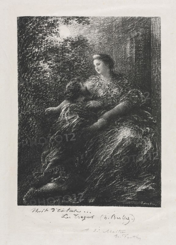 Duet of the Trojans, 1894. Henri Fantin-Latour (French, 1836-1904). Lithograph