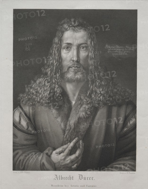 Albrecht Dürer. François Forster (French, 1790-1872). Engraving