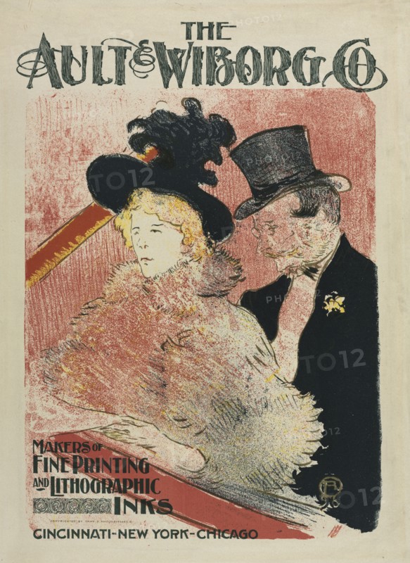 Au Concert, 1896. Henri de Toulouse-Lautrec (French, 1864-1901). Lithograph