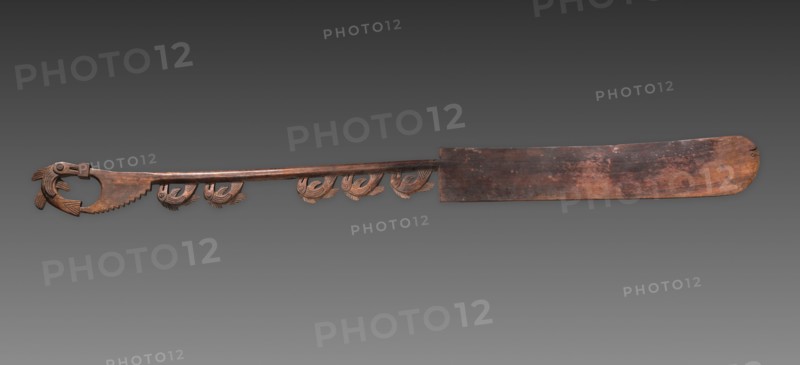 Carved Board, 1400s-1500s. Peru, South Coast, Ica Valley, 15th-16th century. Wood; overall: 19.8 cm (7 13/16 in.).
