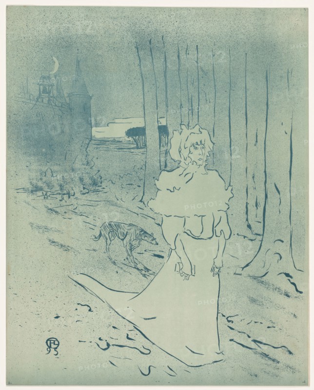 The Chatelaine or the Tocsin, 1895. Henri de Toulouse-Lautrec (French, 1864-1901), printed by Cassan Fils, Toulouse. Color lithograph; sheet: 56.7 x 45.3 cm (22 5/16 x 17 13/16 in.)