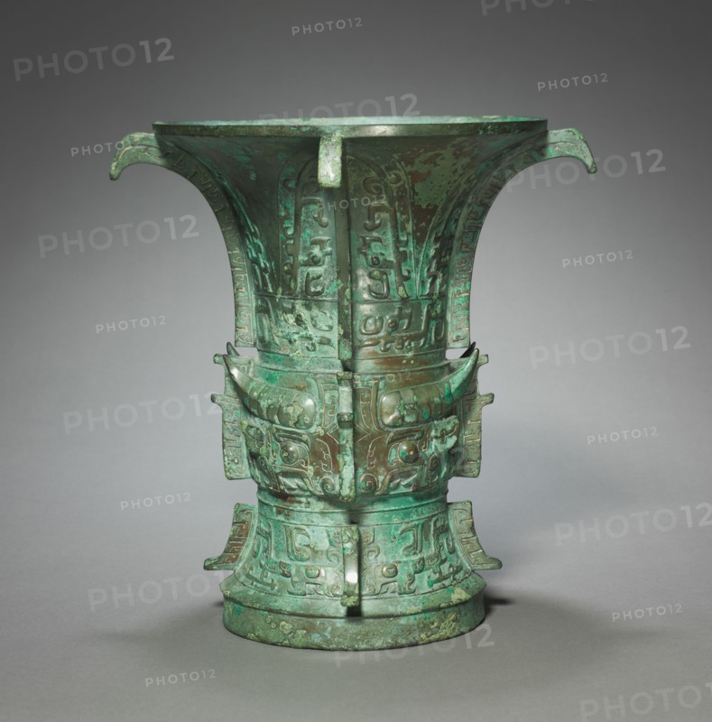 Wine Vessel (Zun), c. 1000 BC. China, early Western Zhou dynasty (c. 1046-771 BC). Bronze; overall: 29.5 cm (11 5/8 in.).