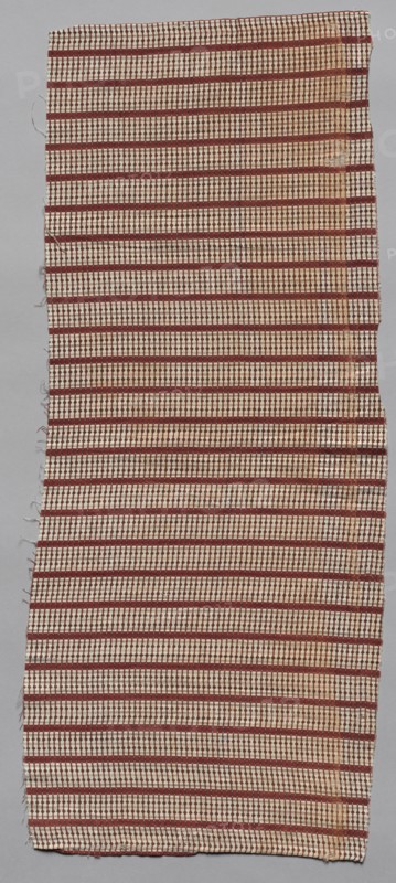 Roller Printed Cotton Textile, 19th century. America, 19th century. Plain cloth, roller printed: cotton; average: 41.9 x 64.1 cm (16 1/2 x 25 1/4 in.)
