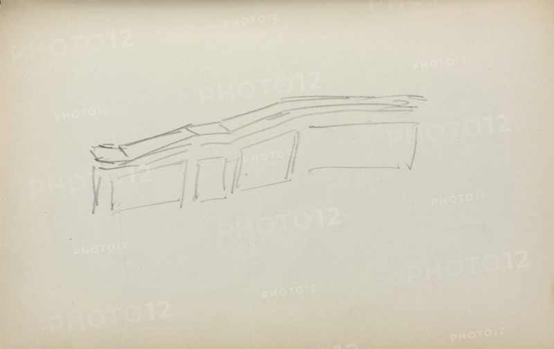 Italian Sketchbook: Squares and Rectangles (page 59), 1898-1899. Maurice Prendergast (American, 1858-1924). Pencil; sheet: 16.7 x 10.8 cm (6 9/16 x 4 1/4 in.).