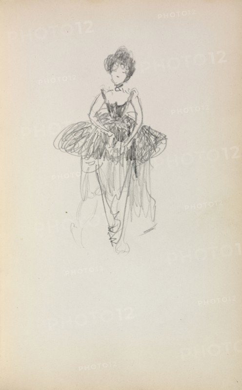Italian Sketchbook: Ballerina (page 231), 1898-1899. Maurice Prendergast (American, 1858-1924). Pencil; sheet: 16.7 x 10.8 cm (6 9/16 x 4 1/4 in.).