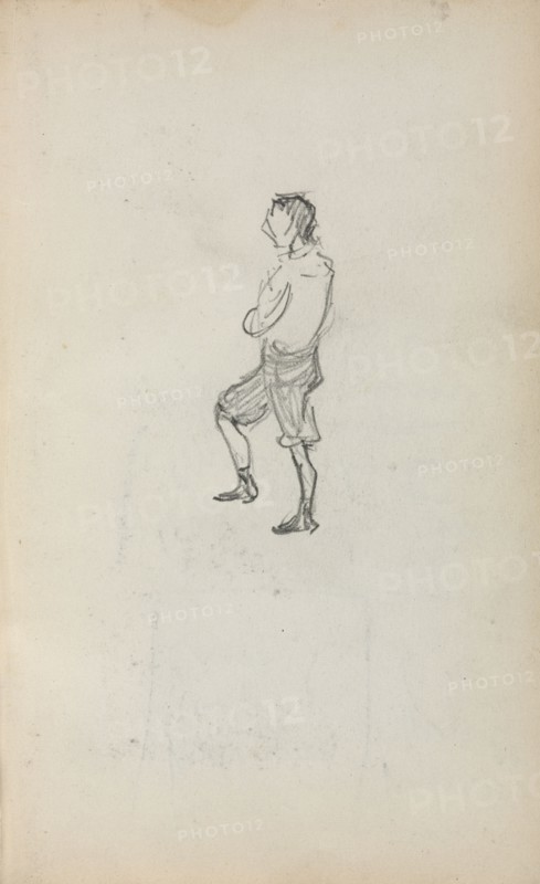 Italian Sketchbook: Standing Boy (page 245), 1898-1899. Maurice Prendergast (American, 1858-1924). Pencil; sheet: 16.7 x 10.8 cm (6 9/16 x 4 1/4 in.).