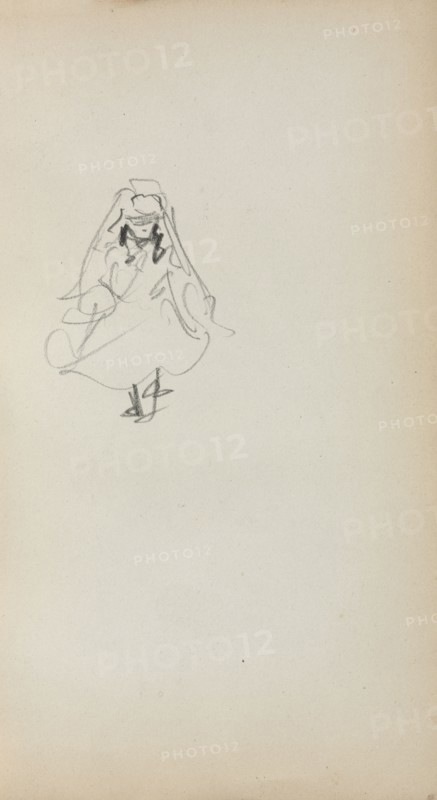 Italian Sketchbook: Standing Girl (page 257), 1898-1899. Maurice Prendergast (American, 1858-1924). Pencil; sheet: 16.7 x 10.8 cm (6 9/16 x 4 1/4 in.).