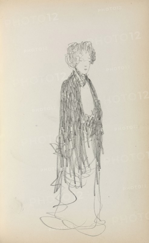 Italian Sketchbook: Standing Woman (page 213), 1898-1899. Maurice Prendergast (American, 1858-1924). Pencil; sheet: 16.7 x 10.8 cm (6 9/16 x 4 1/4 in.).