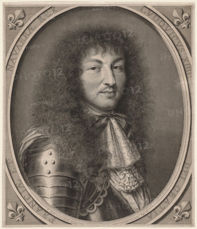 Louis XIV, 1666. Robert Nanteuil (French, 1623-1678). Engraving