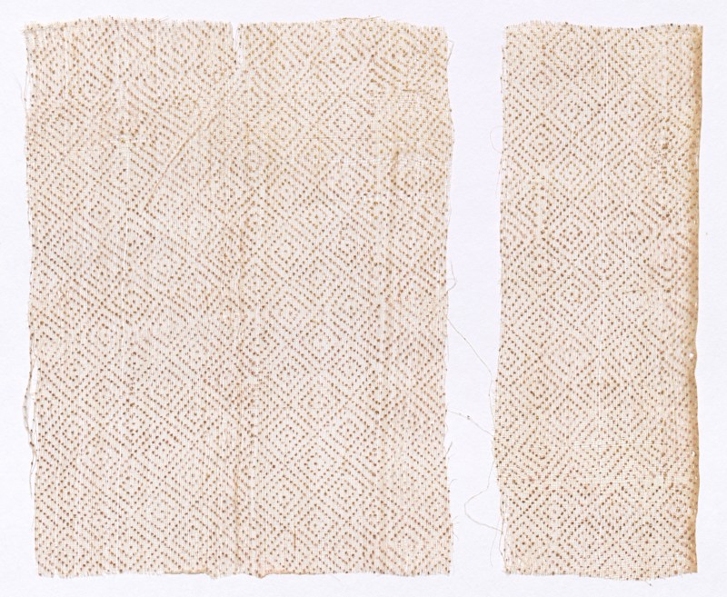 Fragments, 1800s. India, Rajasthan ?, 19th century. Block printed with gold leaf on cotton muslin; average: 39.2 x 11.5 cm (15 7/16 x 4 1/2 in.)