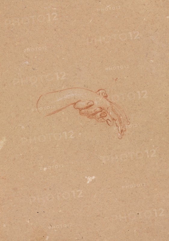 Verona Sketchbook: Study of hands (page 23), 1760. Francesco Lorenzi (Italian, 1723-1787). Red chalk with white heightening ; sheet: 32 x 23 cm (12 5/8 x 9 1/16 in.).