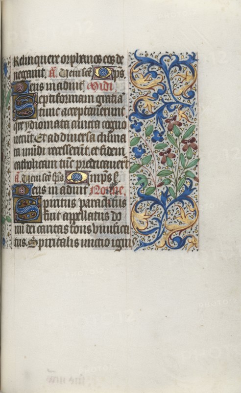 Book of Hours (Use of Rouen): fol. 101r, c. 1470. Master of the Geneva Latini (French, active Rouen, 1460-80). Ink, tempera, and gold on vellum; codex: 19.5 x 13.1 cm (7 11/16 x 5 3/16 in.).