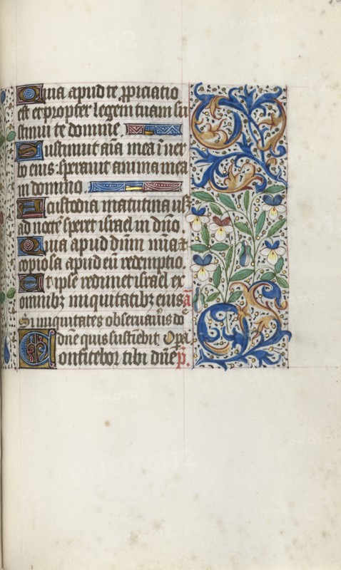 Book of Hours (Use of Rouen): fol. 106r, c. 1470. Master of the Geneva Latini (French, active Rouen, 1460-80). Ink, tempera, and gold on vellum; codex: 19.5 x 13.1 cm (7 11/16 x 5 3/16 in.).