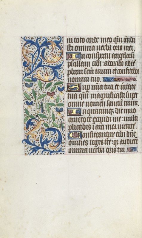 Book of Hours (Use of Rouen): fol. 106r, c. 1470. Master of the Geneva Latini (French, active Rouen, 1460-80). Ink, tempera, and gold on vellum; codex: 19.5 x 13.1 cm (7 11/16 x 5 3/16 in.)