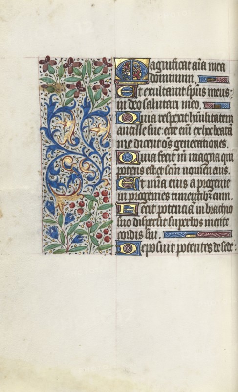 Book of Hours (Use of Rouen): fol. 107v, c. 1470. Master of the Geneva Latini (French, active Rouen, 1460-80). Ink, tempera, and gold on vellum; codex: 19.5 x 13.1 cm (7 11/16 x 5 3/16 in.)
