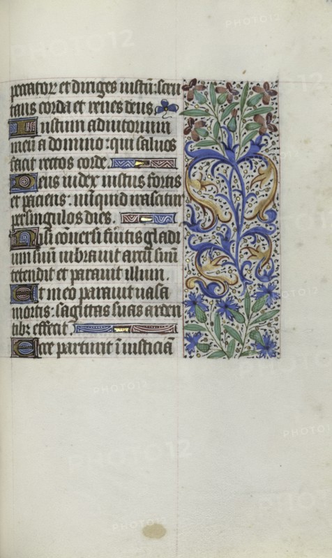 Book of Hours (Use of Rouen): fol. 114r, c. 1470. Master of the Geneva Latini (French, active Rouen, 1460-80). Ink, tempera, and gold on vellum; codex: 19.5 x 13.1 cm (7 11/16 x 5 3/16 in.)