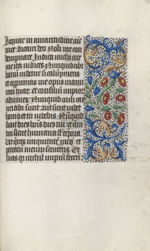 Book of Hours (Use of Rouen): fol. 116r, c. 1470. Master of the Geneva Latini (French, active Rouen, 1460-80). Ink, tempera, and gold on vellum; codex: 19.5 x 13.1 cm (7 11/16 x 5 3/16 in.)