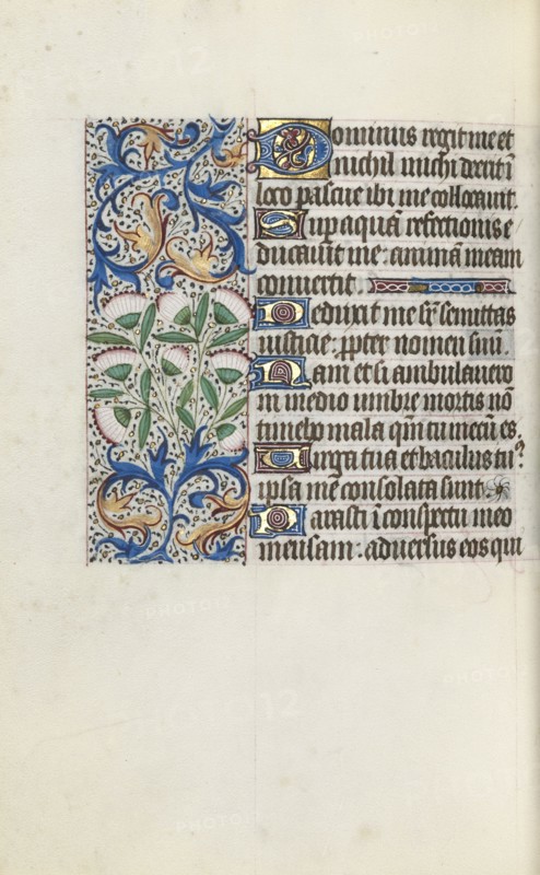 Book of Hours (Use of Rouen): fol. 117v, c. 1470. Master of the Geneva Latini (French, active Rouen, 1460-80). Ink, tempera, and gold on vellum; codex: 19.5 x 13.1 cm (7 11/16 x 5 3/16 in.).