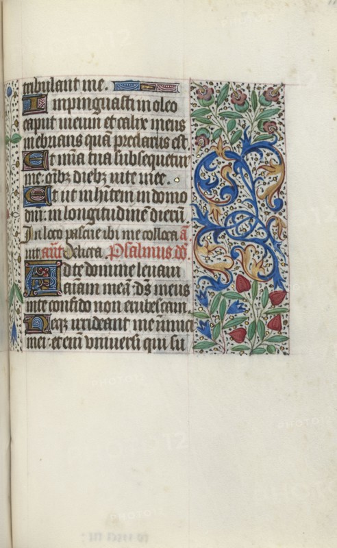 Book of Hours (Use of Rouen): fol. 118r, c. 1470. Master of the Geneva Latini (French, active Rouen, 1460-80). Ink, tempera, and gold on vellum; codex: 19.5 x 13.1 cm (7 11/16 x 5 3/16 in.).