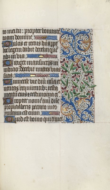 Book of Hours (Use of Rouen): fol. 119r, c. 1470. Master of the Geneva Latini (French, active Rouen, 1460-80). Ink, tempera, and gold on vellum; codex: 19.5 x 13.1 cm (7 11/16 x 5 3/16 in.).