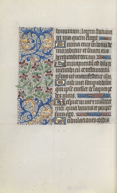 Book of Hours (Use of Rouen): fol. 119v, c. 1470. Master of the Geneva Latini (French, active Rouen, 1460-80). Ink, tempera, and gold on vellum; codex: 19.5 x 13.1 cm (7 11/16 x 5 3/16 in.).